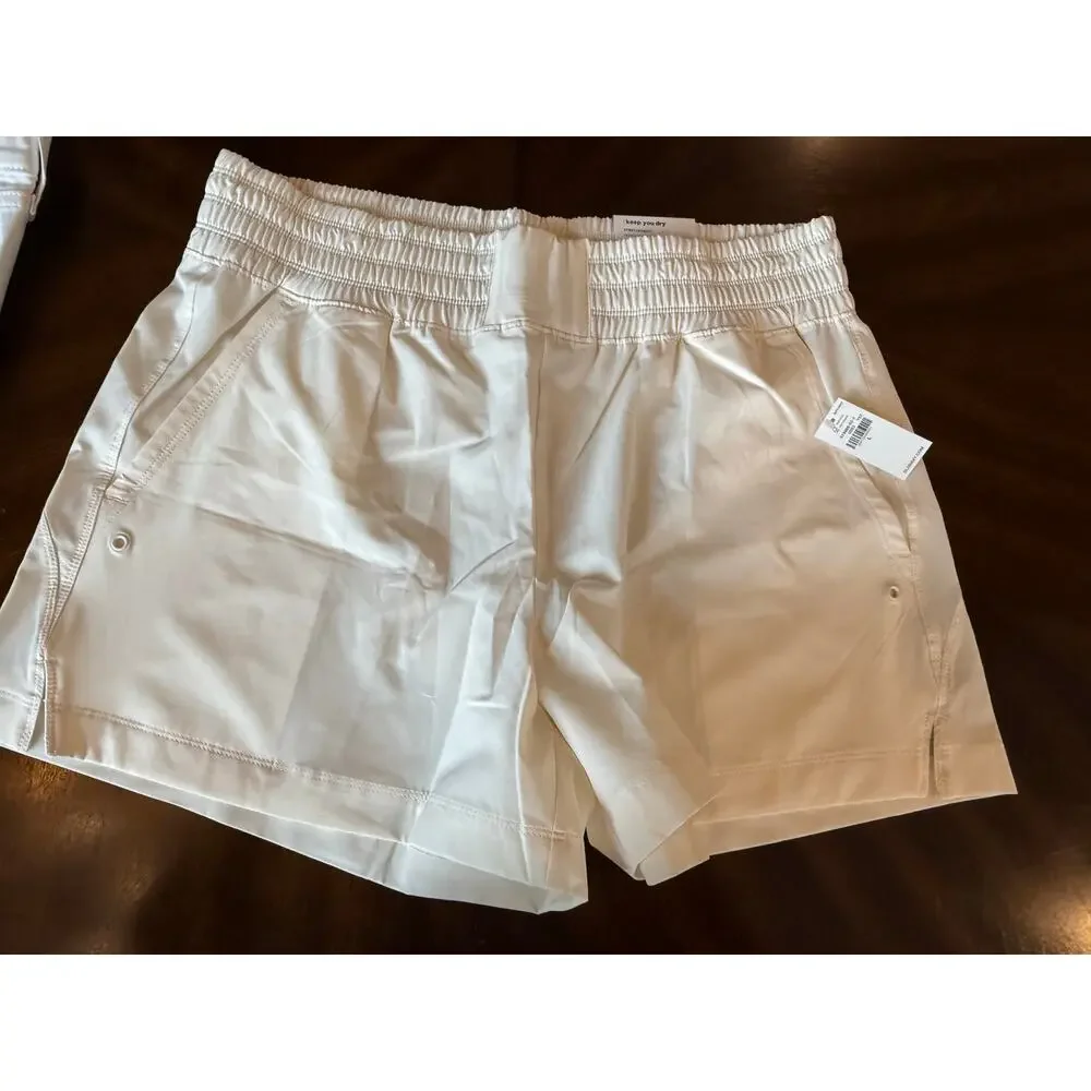Lot of 3 Old Navy High Rise Pixie Shorts Sze 10 L White Summer Casual Travel NWT - Picture 4 of 13